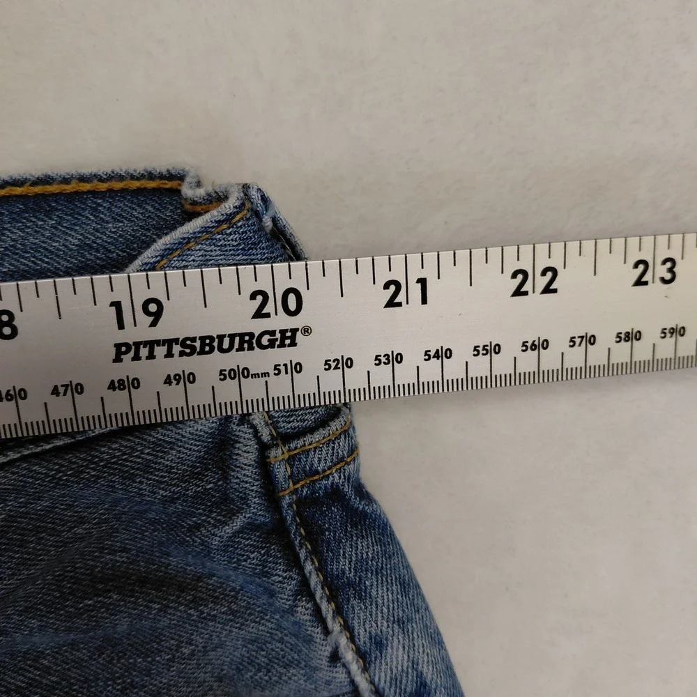 Levis 501 Original Fit Jeans Mens 42x30 Blue Button Fly Vintage Denim Pants